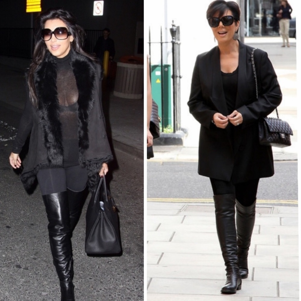 Stuart Weitzman Hilo Leather Thigh High Boots